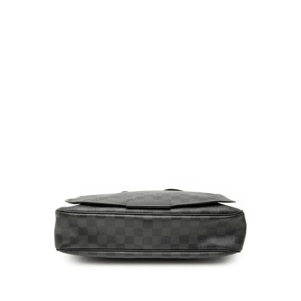 Louis Vuitton Damier Graphite Daniel MM Shoulder Bag Black